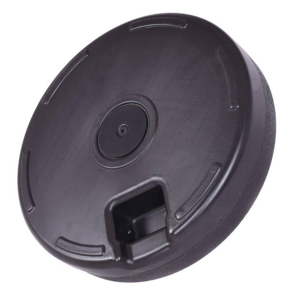 Costway 20'' Round 23L Water Filled Umbrella Base Stand Self-filled Patio Furniture Black