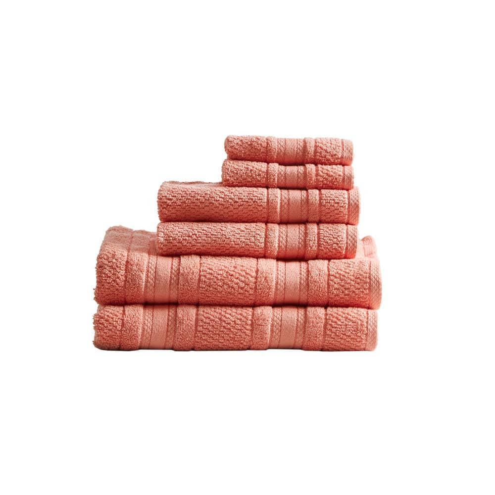 Madison Park Essentials Super Soft Cotton Quick Dry Bath Towel 6 Piece Set