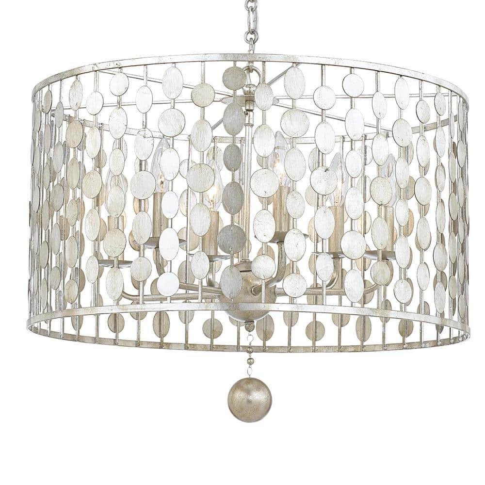 Crystorama Lighting - Six Light Chandelier - Chandelier - Layla - Six Light