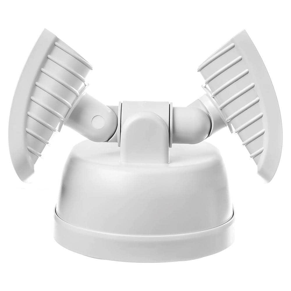 Home Zone Security 2 - Head LED Battery Powered Outdoor Security Flood Light with Motion Sensor