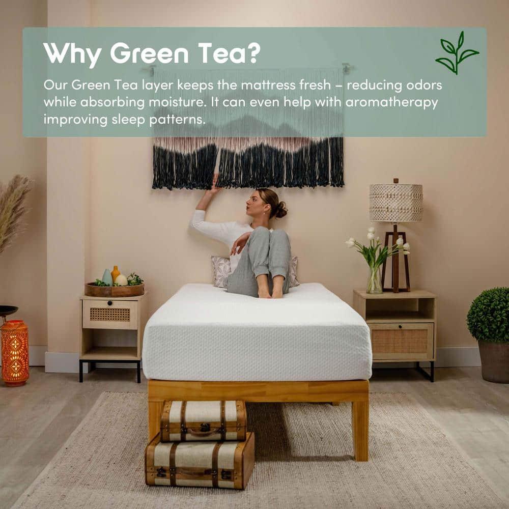 Nestl Nestl Green Tea Cooling Memory Foam Mattress