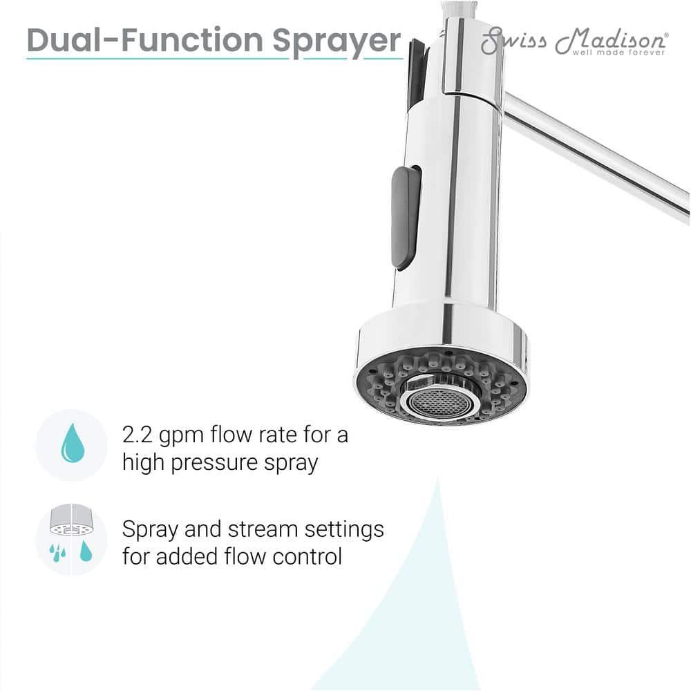 Nouvet Single Handle, Pull-Down Kitchen Faucet