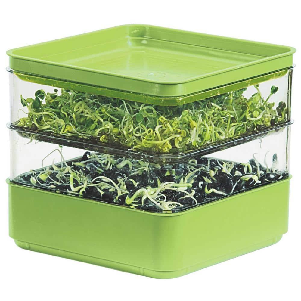 Gardens Alive! Seed Sprouter Growing Kit - Grow 2 levels for sprouts - Seeds Not Included