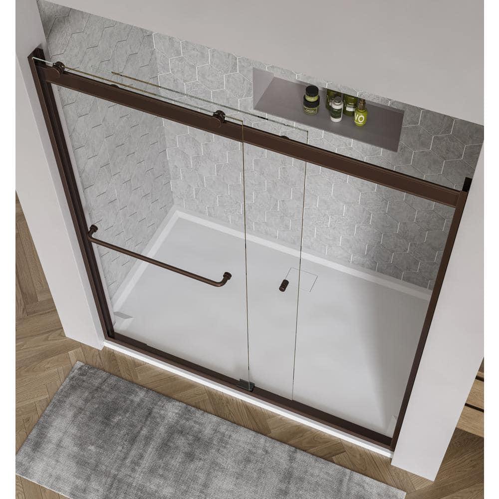 Rotolo 60" W x 70" H Semi-Frameless Shower Door