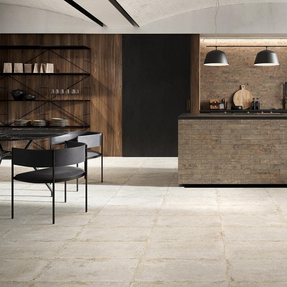 Mantis 11.81 in. x 23.62 in. Matte Porcelain Concrete Look Floor and Wall Tile (13.55 Sq. Ft./Case)