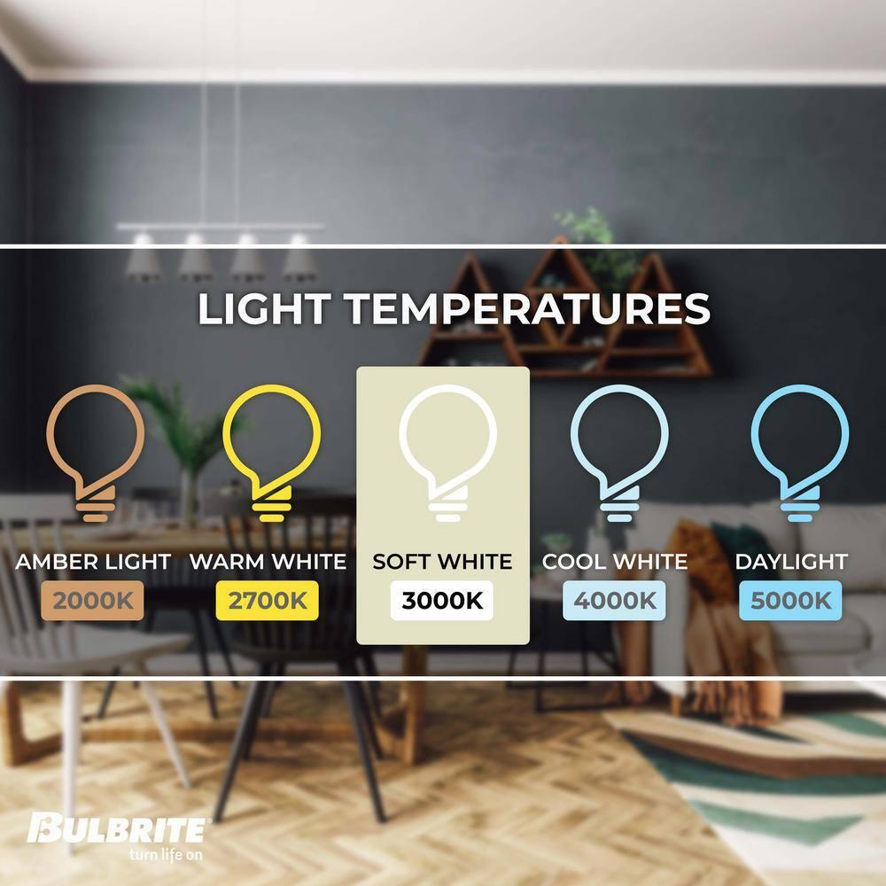 Pack of (5) 150 Watt 120V Dimmable Frost T8 Double Envelope Halogen Mini Light Bulbs with Medium (E26) Base  2900K Soft White Light