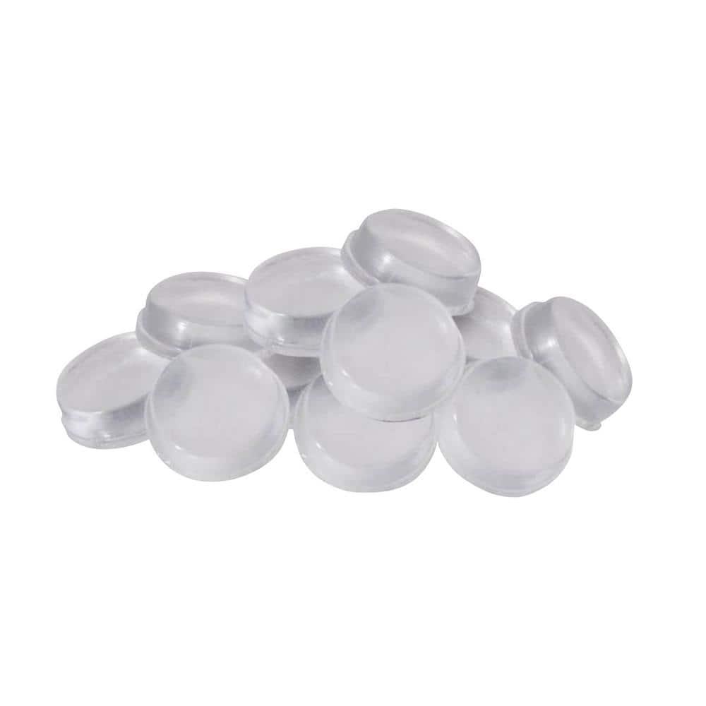 Rok Flat Head Door, Drawer, & Furniture Bumpers 0.375" Diameter, 120 Pack