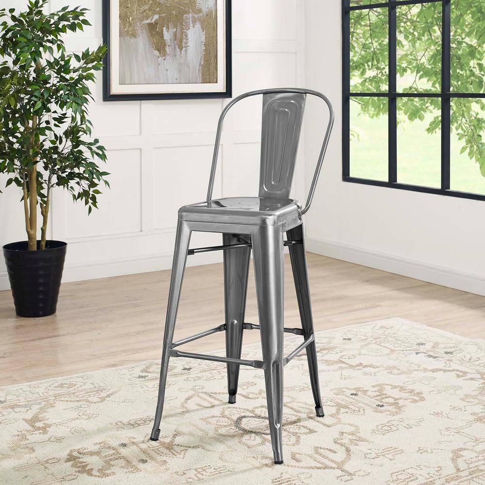 Modway Modway Promenade Metal Bar Side Stool
