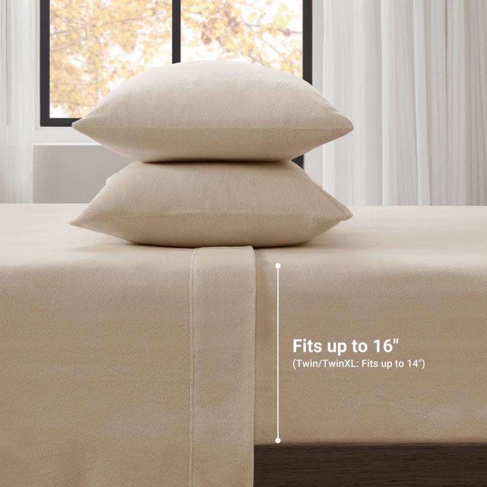 Madison Park Micro Fleece Sheet Set
