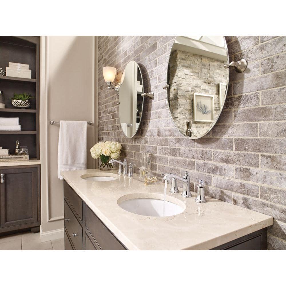 Moen Dartmoor Two-Handle Widespread Bathroom Faucet Trim Kit, Valve Required