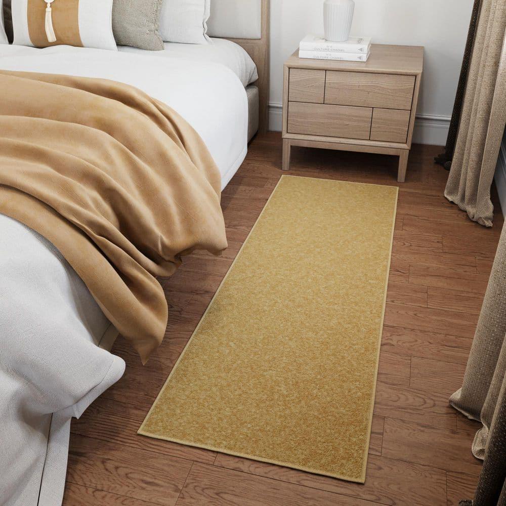 Ottomanson Ottohome Non-Slip Solid Area Rug For Living Room, Hallway Runner, Entryway Rug