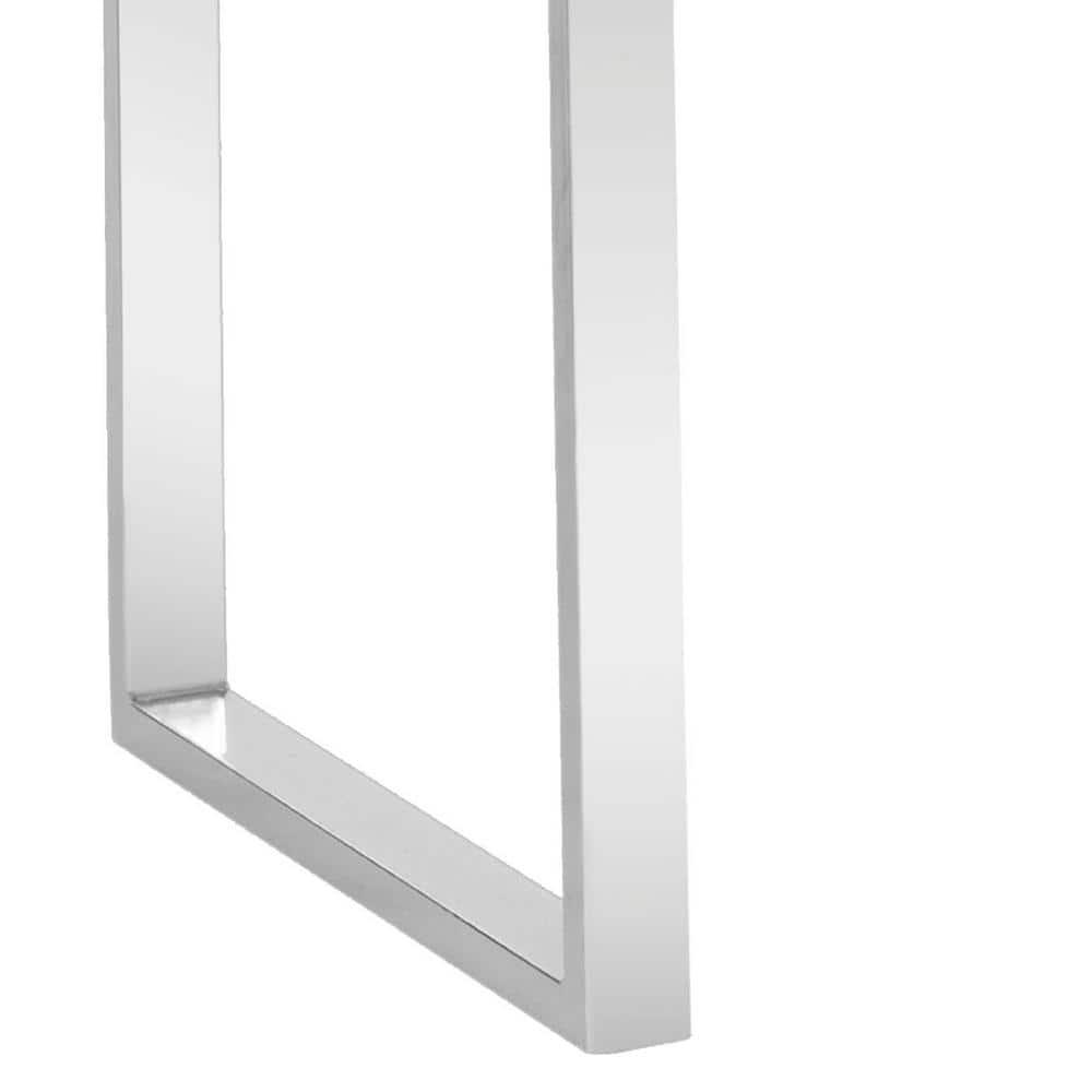 Metropolitan Computer Desk - FOX2203 - White/Chrome - Safavieh Couture