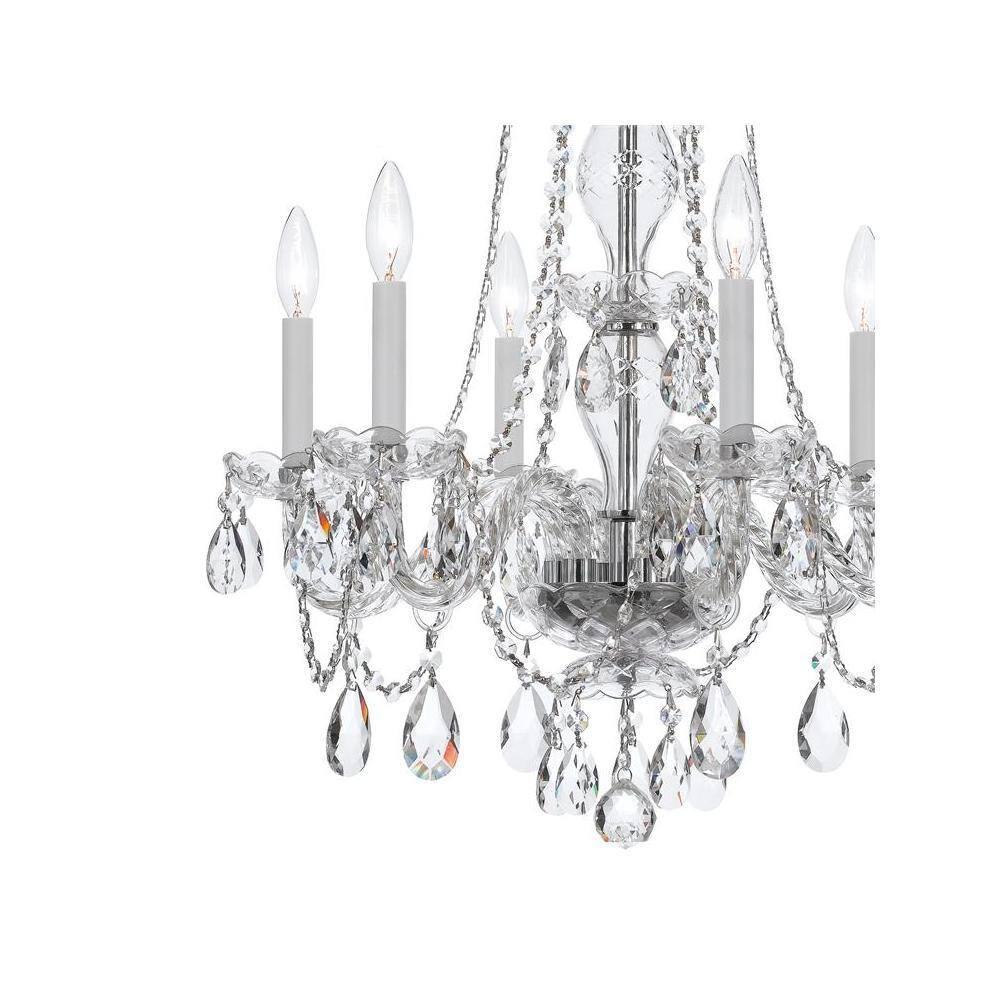 House of Hampton® Kimmori 6 - Light Glass Dimmable Chandelier