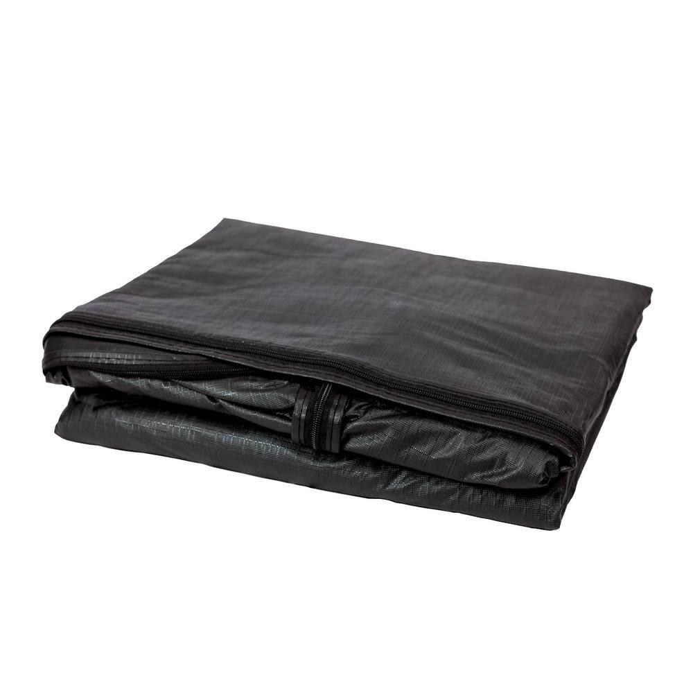 Balken Home Fire Sense Outdoor Full Length Patio Heater Vinyl Cover, Black