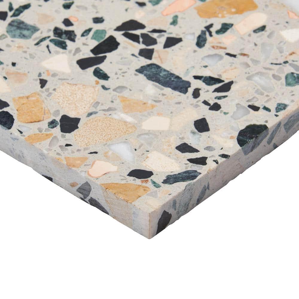 Brezza Terrazzo 23.62 in. x 23.62 in. Honed Terrazzo Floor and Wall Tile (3.87 Sq. Ft. / Each)