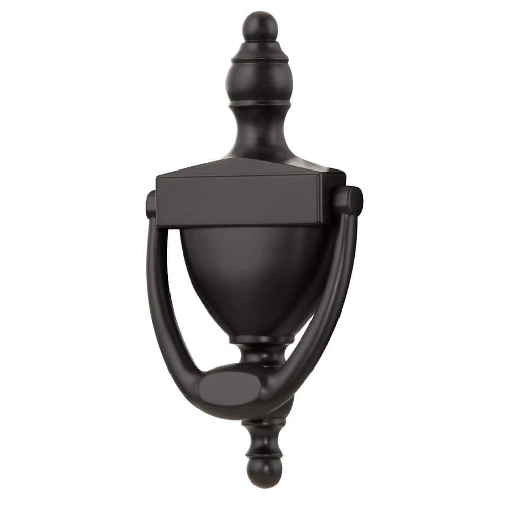 Renovators Supply Door Knockers for Front Door 6.5" Oil Rubbed Bronze Solid Brass Ornate Door Knocker w/Screws