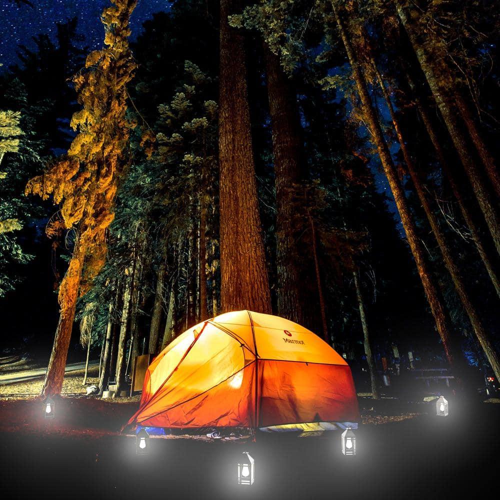 Techko 12.88 Outdoor Vintage Solar LED Lantern with Auto Dawn-to-Dusk Sensor