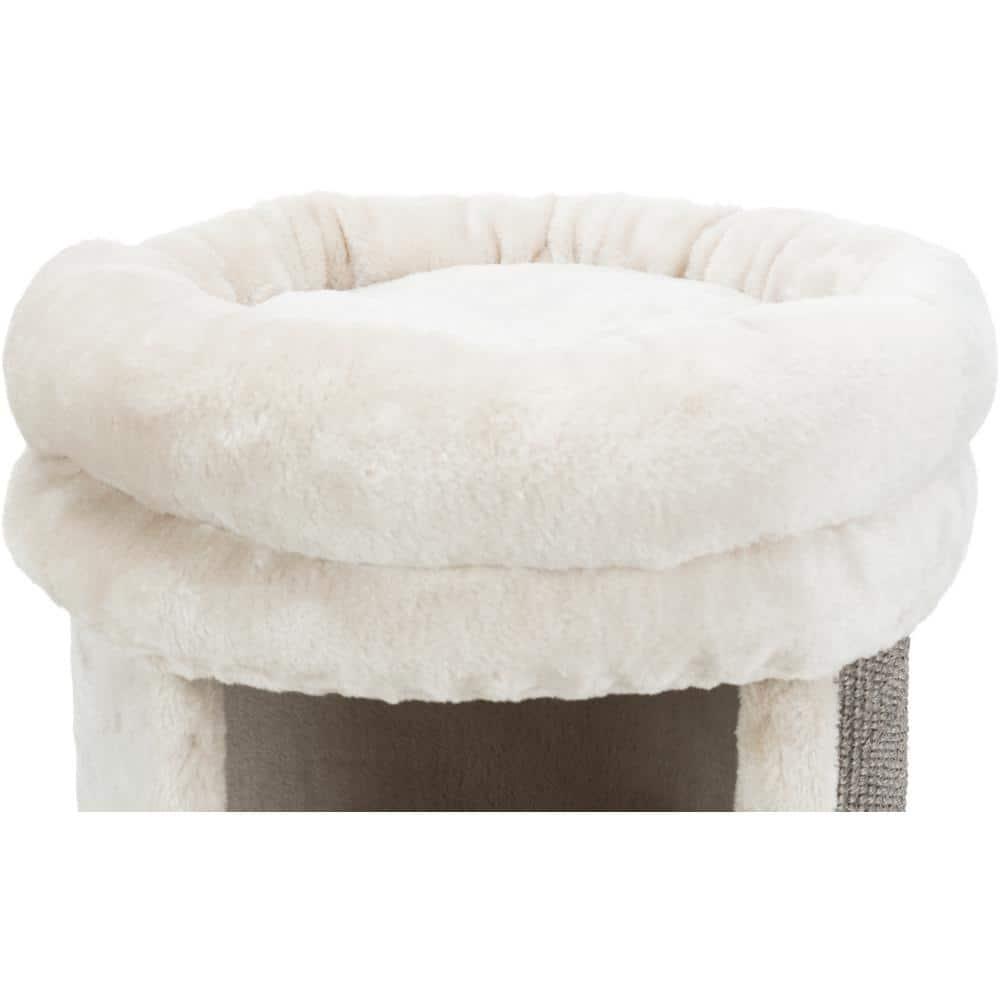 TRIXIE TRIXIE Mexia 29" Cat Tower, 2-Story Cat Condo, Removable Cushions, Cat Bed, Sisal Cat Scratcher, Cat Cube