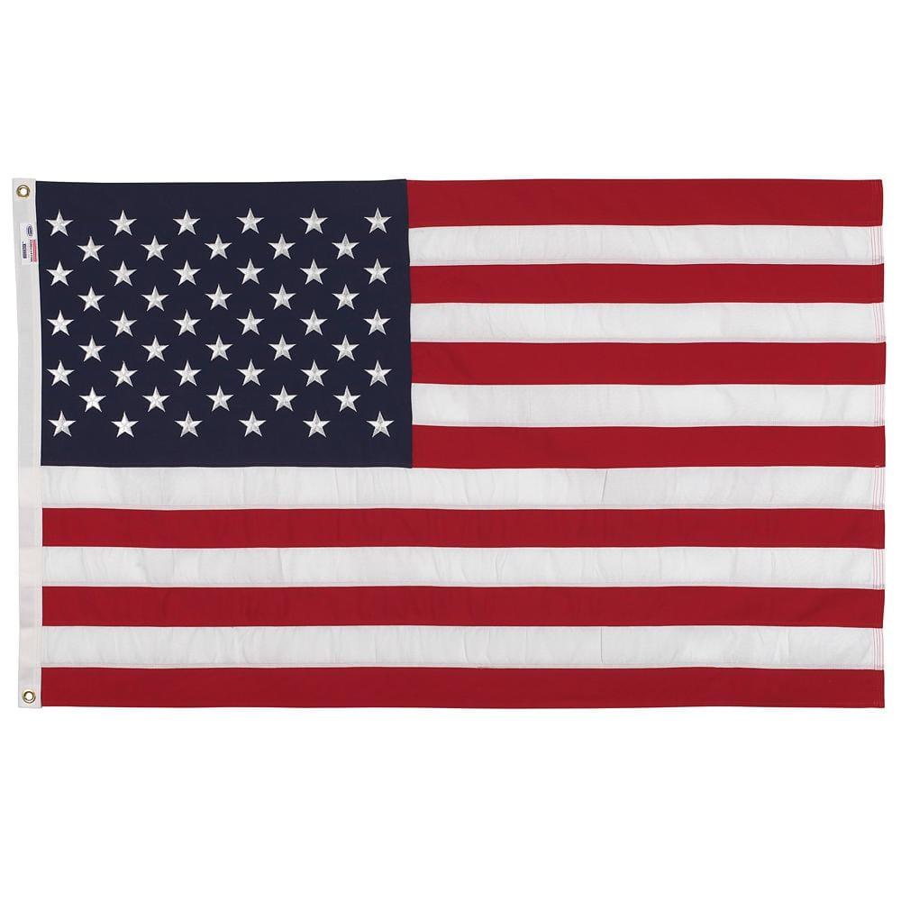 All-Weather Outdoor U.S. Flag, 72" x 48", Heavyweight Nylon