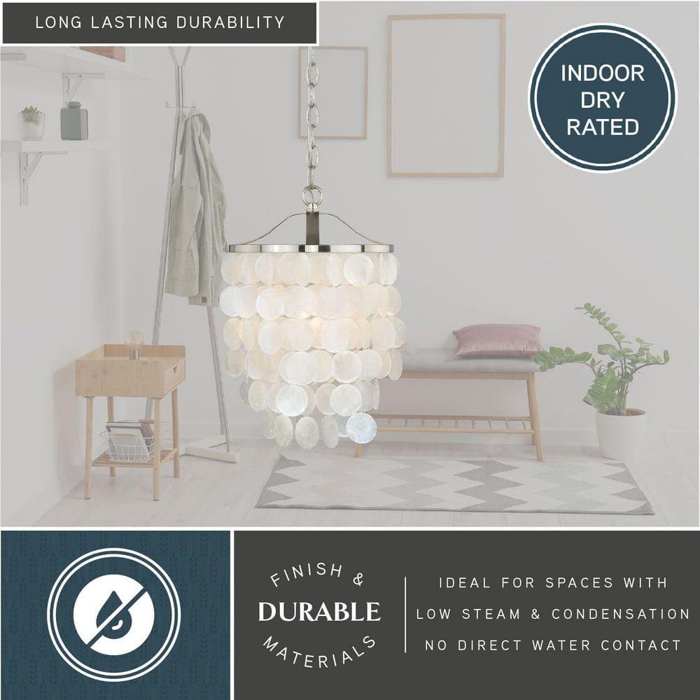 Icarus 1 - Light Satin Nickel Single Pendant