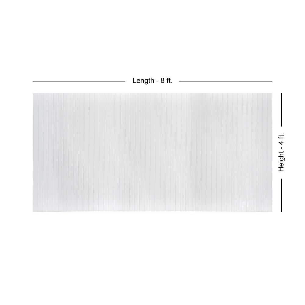 FromPlainToBeautifulInHours Beadboard - MirroFlex Faux Tin 4ft. x 8ft. Glue Up Wainscoting Panels - 96 sq.ft. (Set of 3)