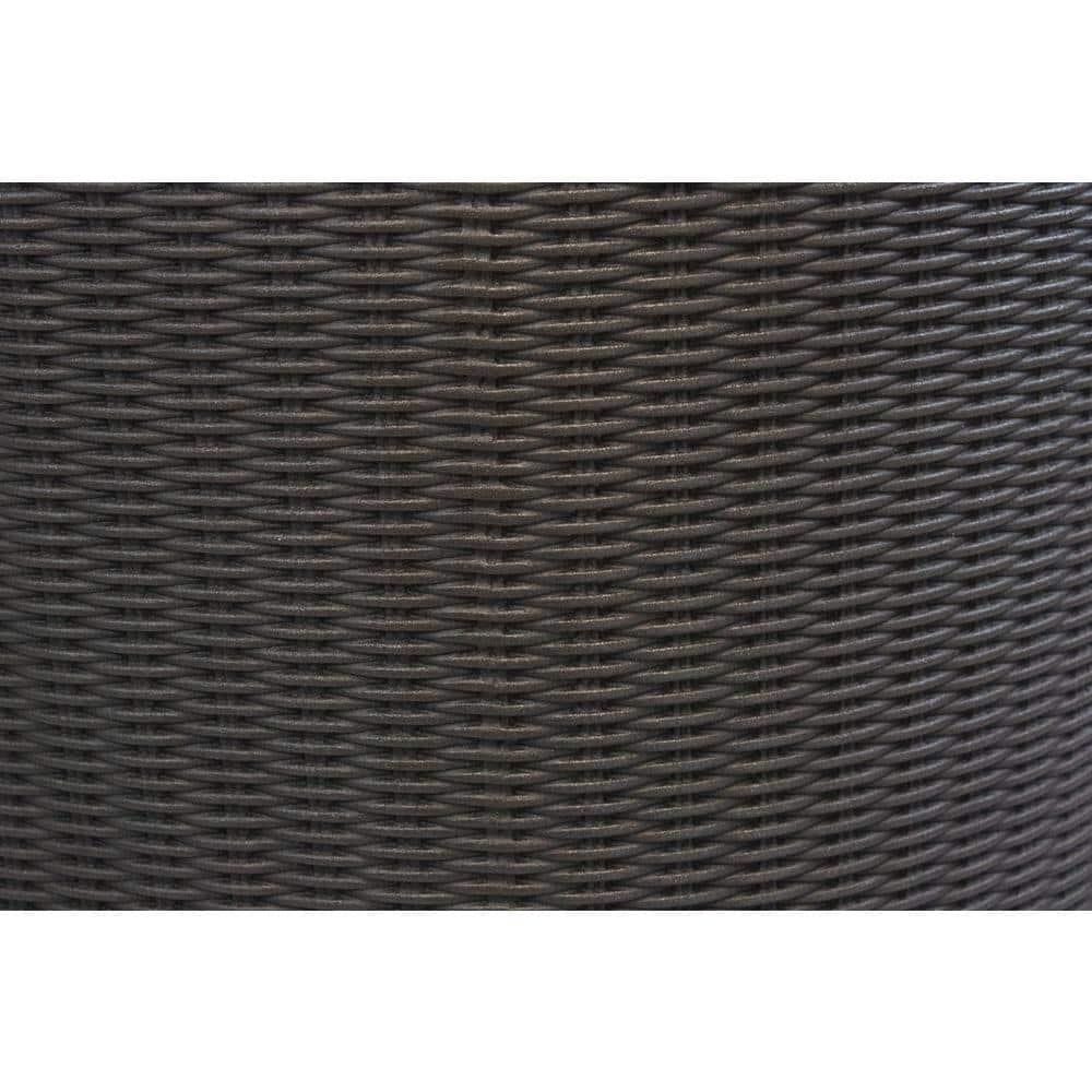 Good Ideas 50 Gallons Plastic Drainable Dual Overflow Planter Rain Barrel