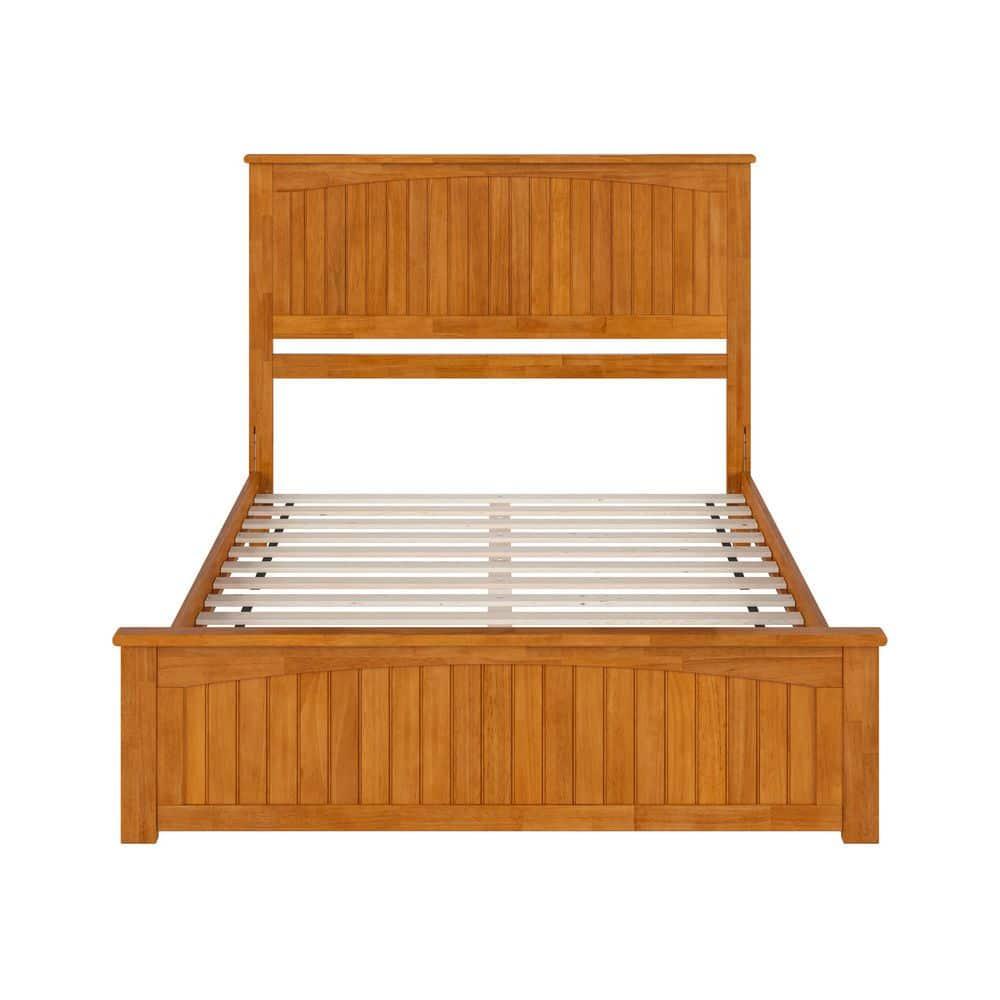 AFI Furnishings Nantucket Low Profile Solid Wood Platform Bed with Matching Footboard