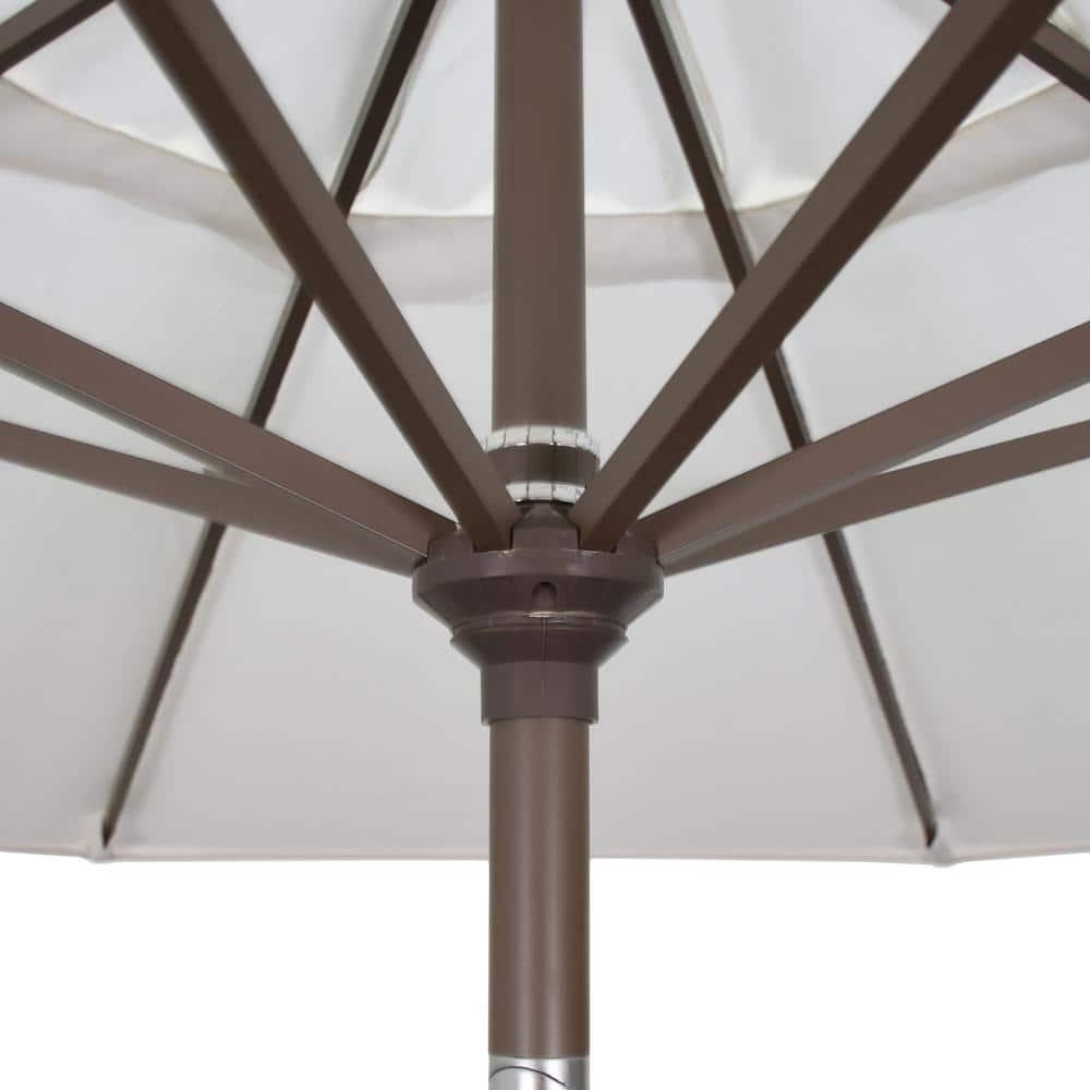 7.5 ft. Bronze Aluminum Market Umbrella with Terrace Sequoia Canopy