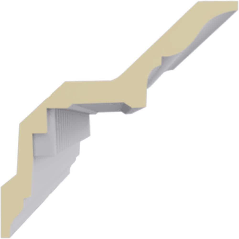 Ekena Millwork 5"H x 5"P x 7 1/8"F x 94 1/2"L Dentil Crown Moulding