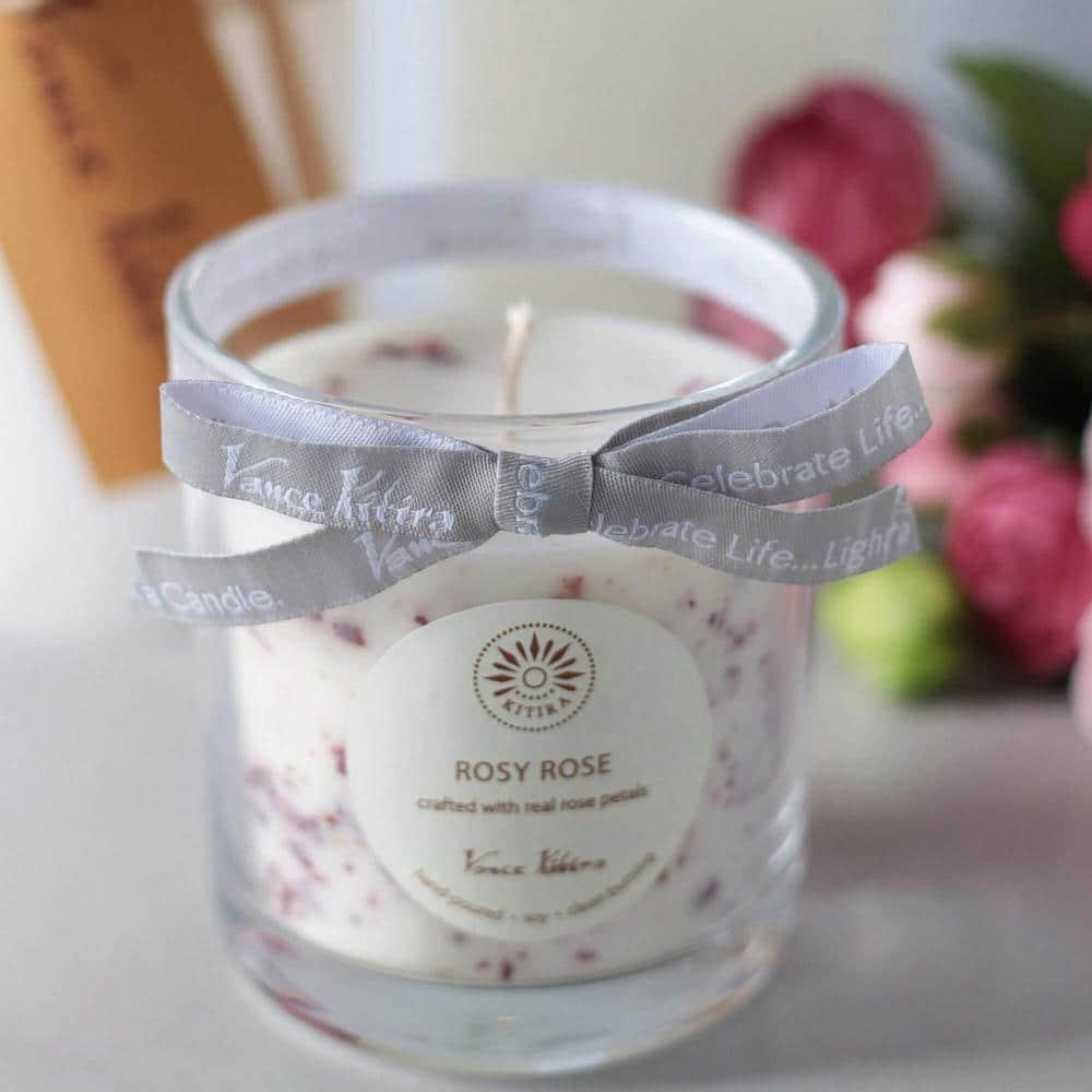 Clover Lane Velvet Rose Scented Jar Candle