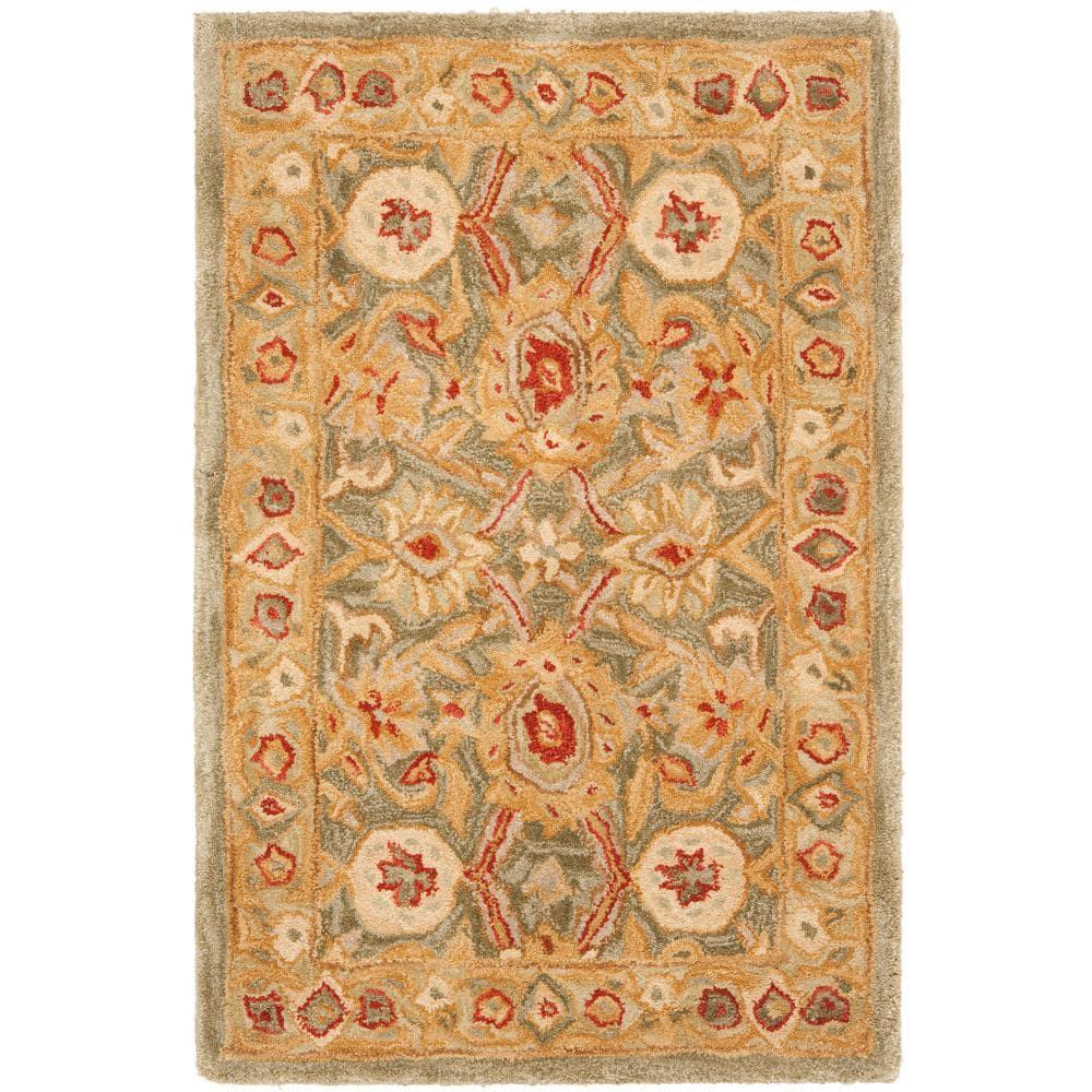 Anatolia AN516 Hand Tufted Indoor Accent Rug - Brown/Ivory - 2'x3' - Safavieh