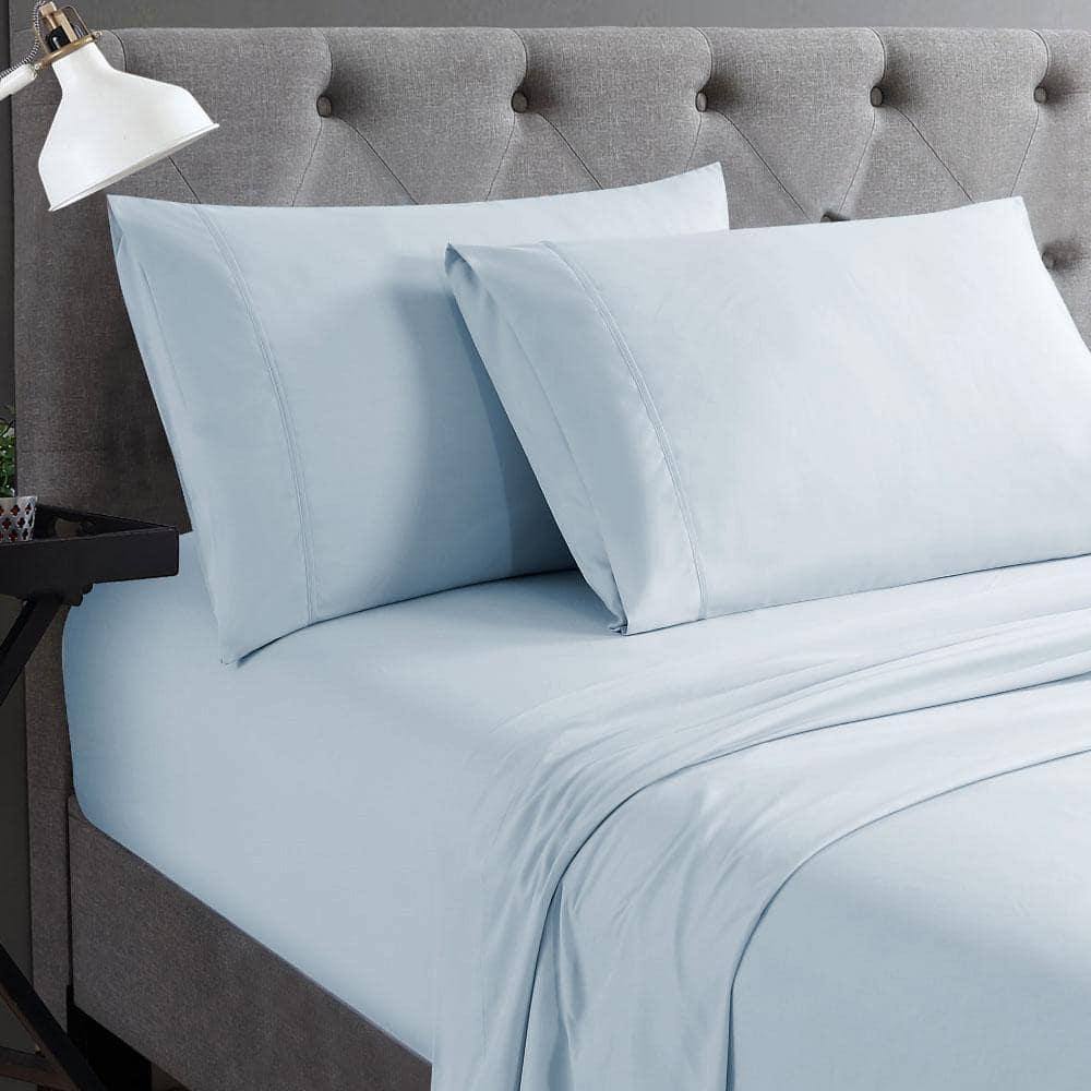 Swift Home | Basics 2-Piece Microfiber Pillowcase Set Blue Fog Standard