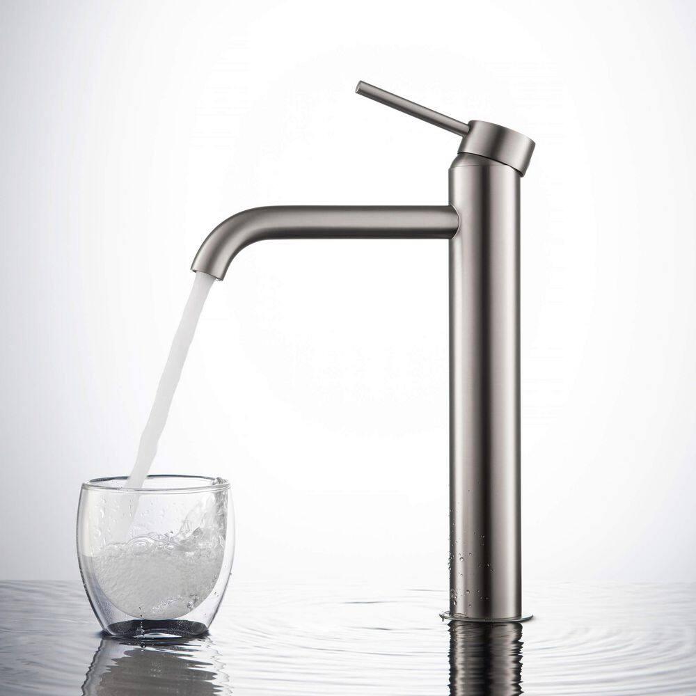 Circular Vessel Sink Faucet Single-handle Bathroom Faucet