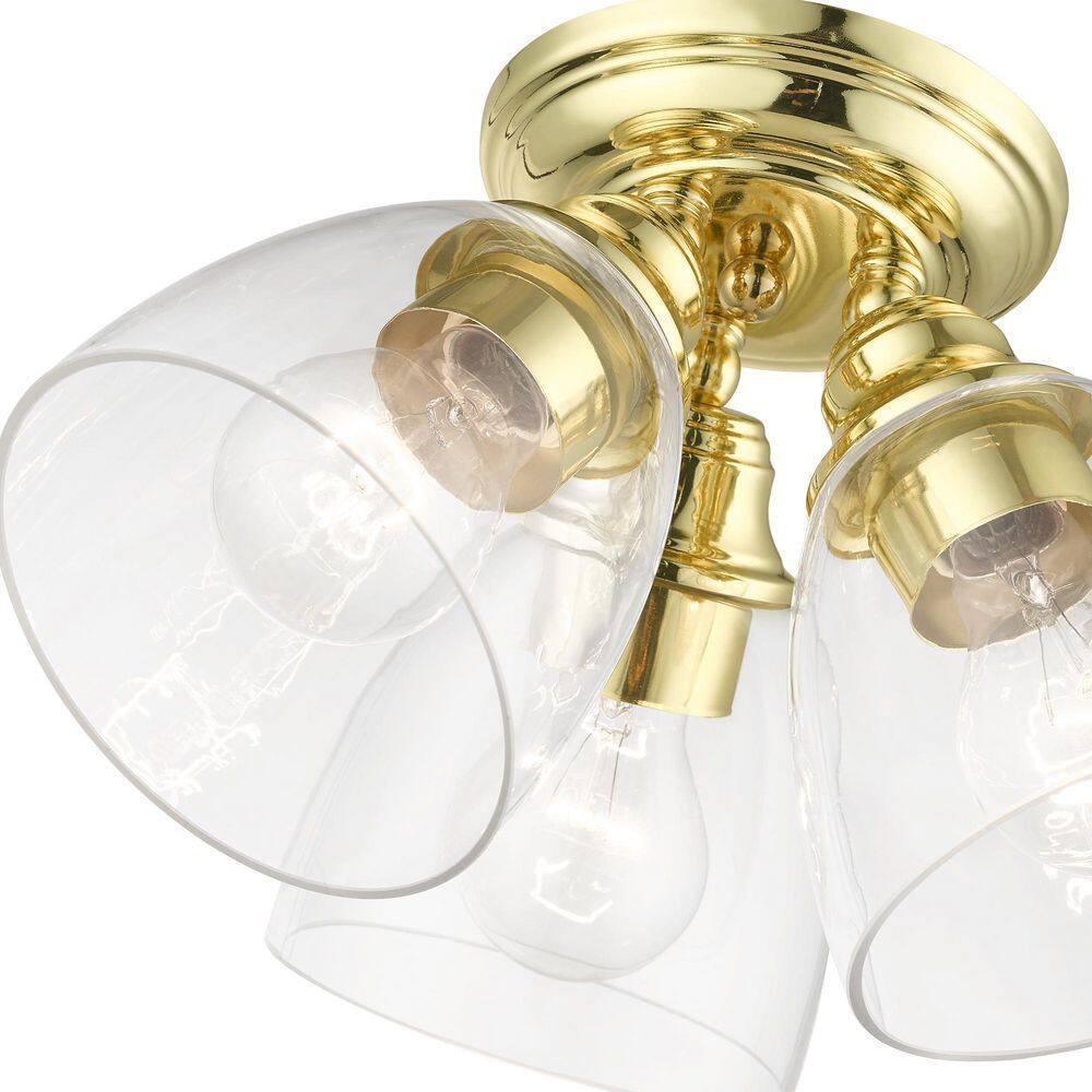 Gunnbjorn 3-Light 14.25" Semi Flush Mount