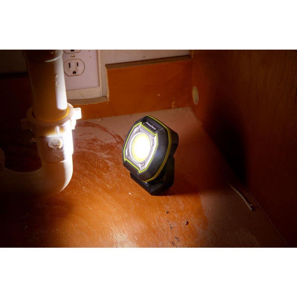 PowerSmith 800 Lumen Rechargeable Hand-Held Flashlight, LED Spot and Flood Light