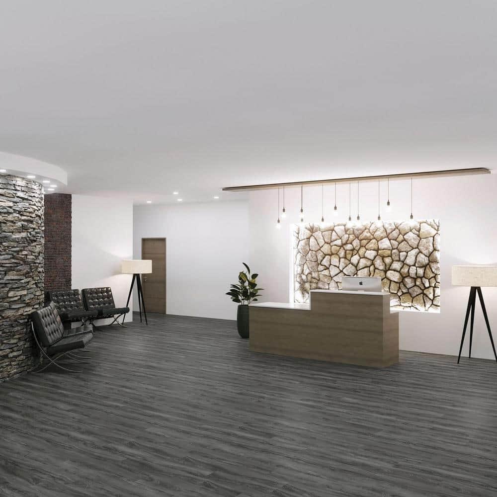 Lucida USA GlueCore Classic 22mil x 7.3" W x 48" L Glue Down Vinyl Tile Flooring