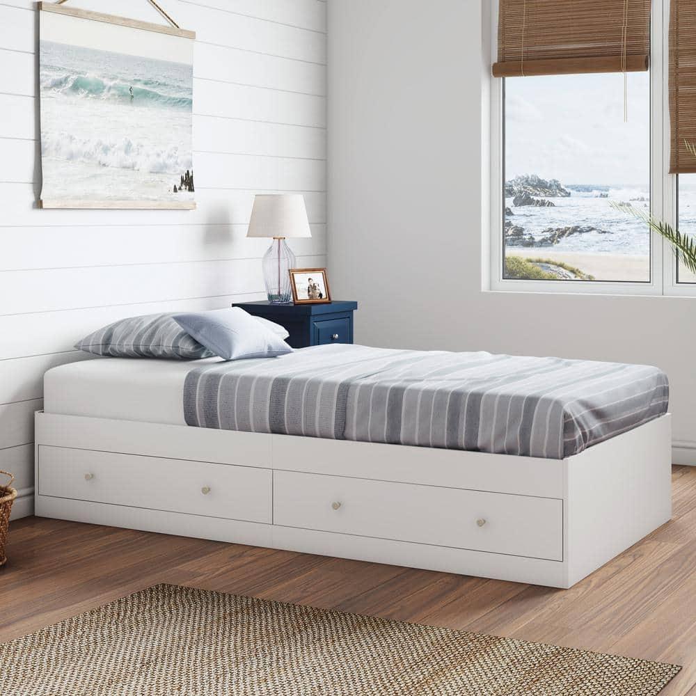 Sauder Cottage Road Mates Twin Bed, White Finish