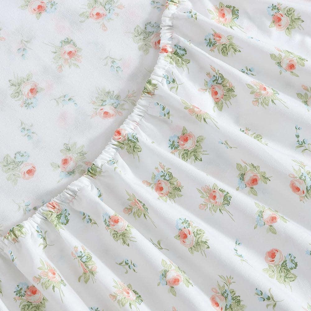 Laura Ashley Laura Ashley Floral Ruffled Hem Cotton Sheet Sets