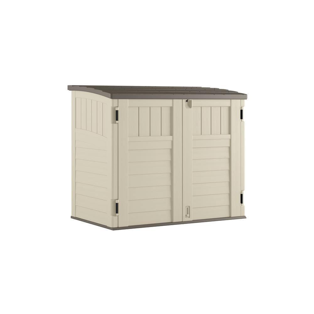Suncast Outdoor Resin Horizontal Storage Shed