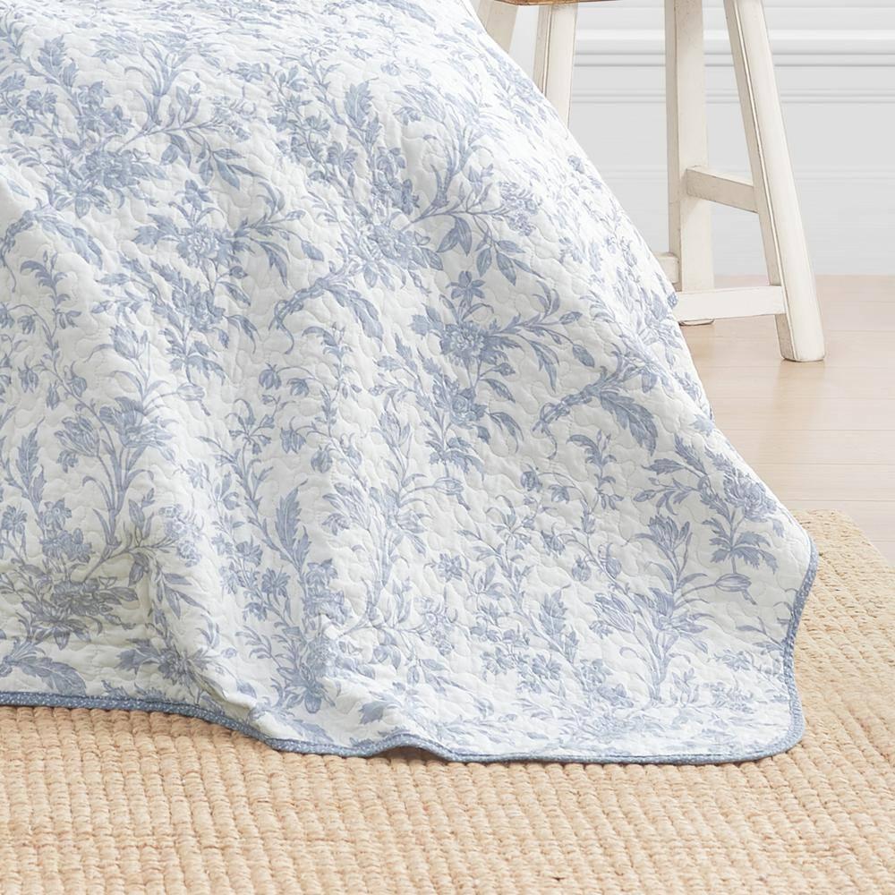 Laura Ashley Amberley Reversible Cotton Quilt Set