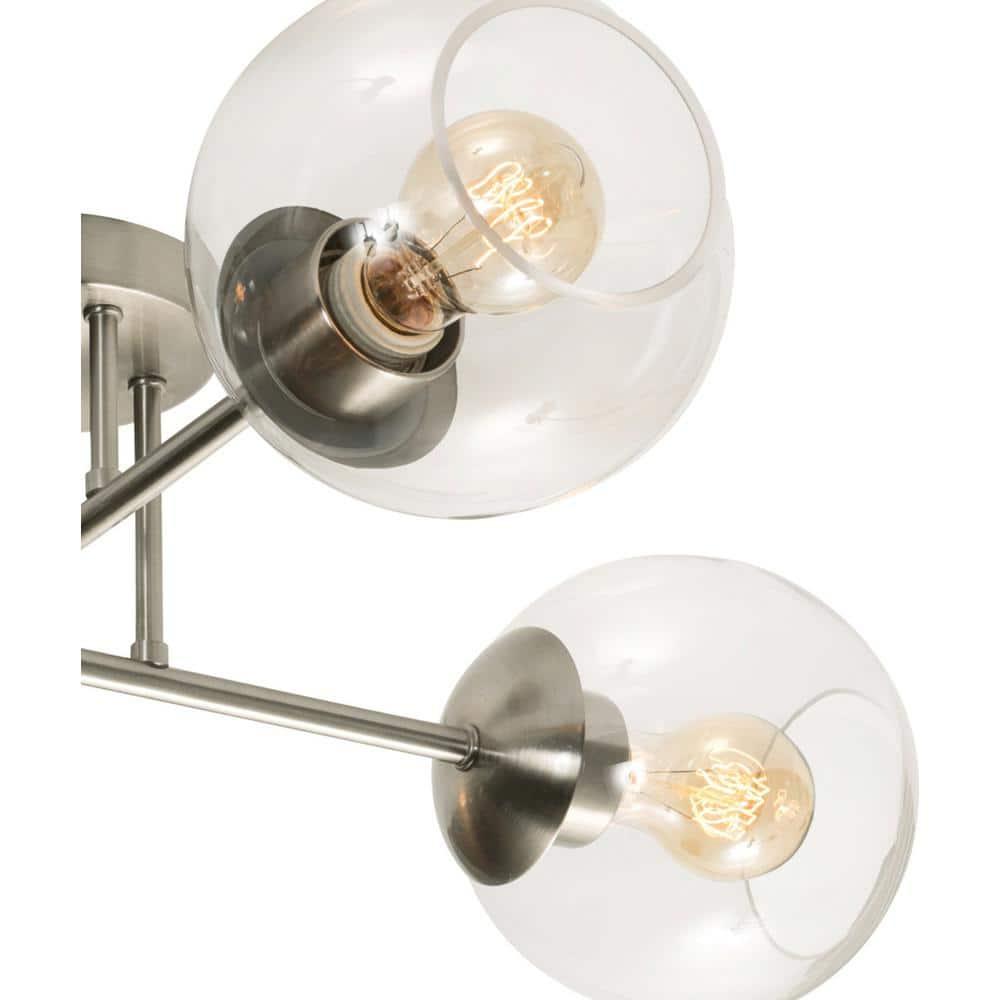 AFX - Jamie 4- Light Ceiling Semi Flush in Contemporary-Modern-Transitional