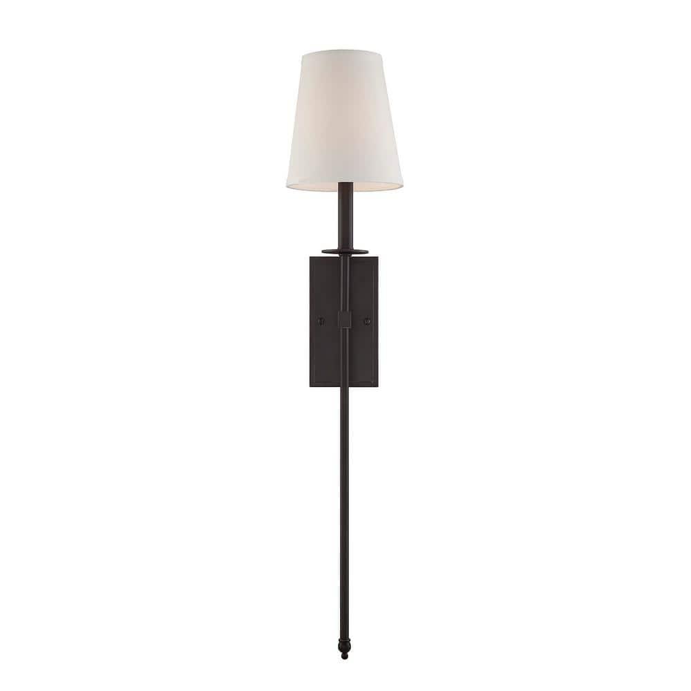 Savoy House Monroe 1 - Light Wall Light in  Classic Bronze