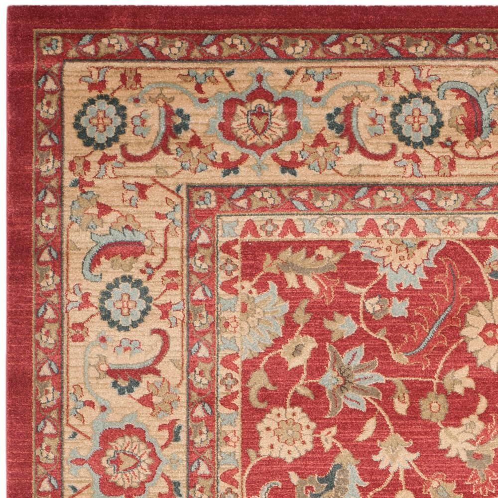 Mahal MAH699 Power Loomed Indoor Area Rug - Red/Natural - 8'x11' - Safavieh.