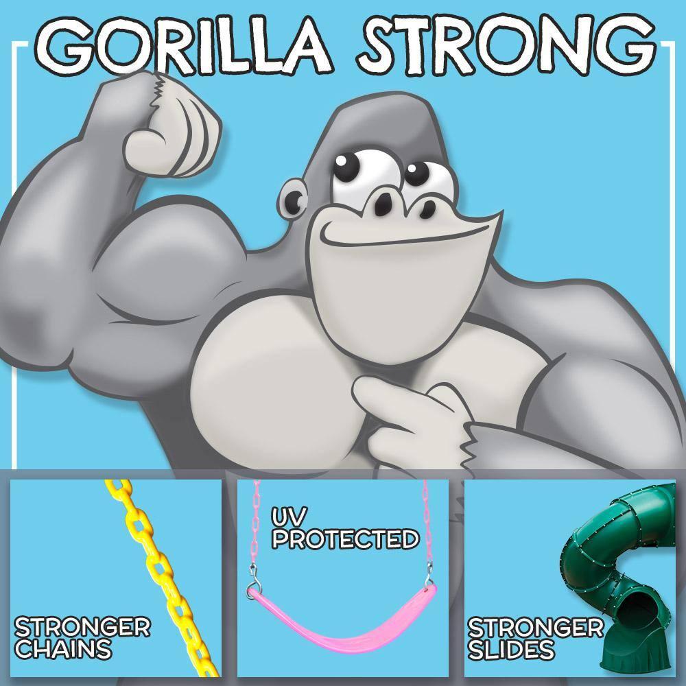 Gorilla Playsets Steering Wheel Swing Set Accessory - Green