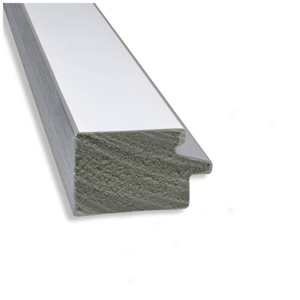 39" x 27" Non-Beveled Eva Narrow Bathroom Wall Mirror Gold - Amanti Art: Modern Polystyrene Framed, Includes Mounting Hardware