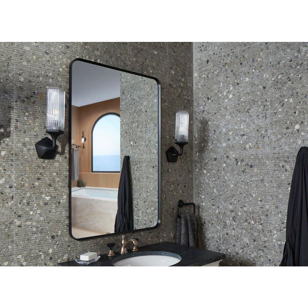 KOHLER Essential Rectangular Wall Mirror, Bathroom / Vanity Mirror with Frame