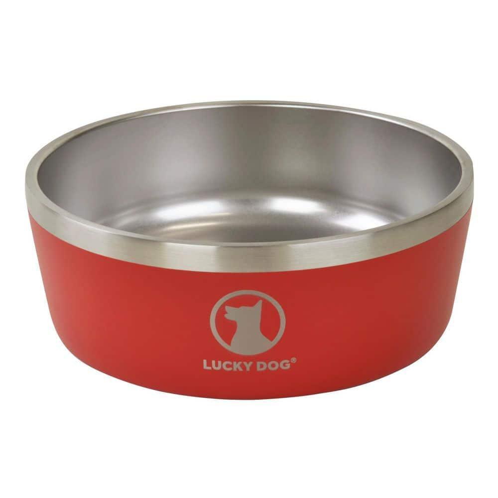 Lucky Dog Lucky Dog INDULGE 5 Double Wall Stainless Steel Dog Bowl