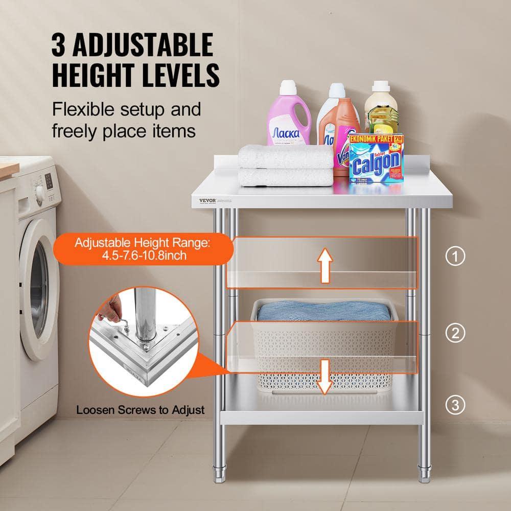 VEVOR Metal Kitchen Cart