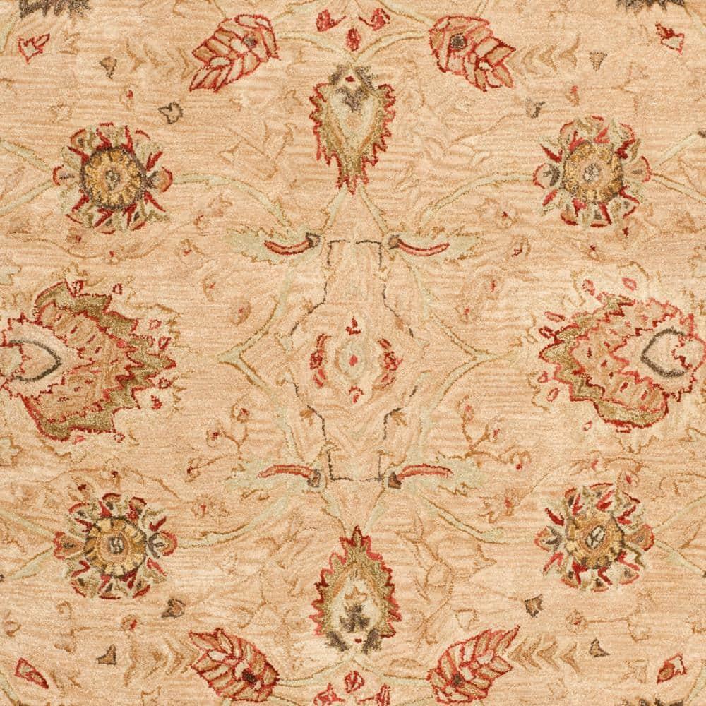 SAFAVIEH Anatolia Venice Traditional Wool Area Rug, Beige, 12' x 15'