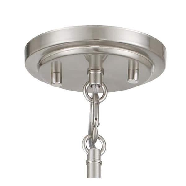 1 Light Convertible Pendant-Brushed Nickel Finish    -Traditional Installation Minka Lavery 4921-84